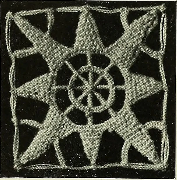 An illustration from Album de dentelle de Venise, 1900, leaf 18