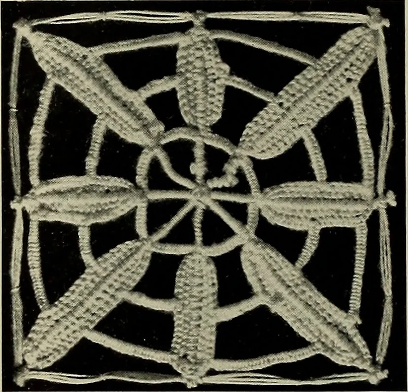 An illustration from Album de dentelle de Venise, 1900, leaf 19