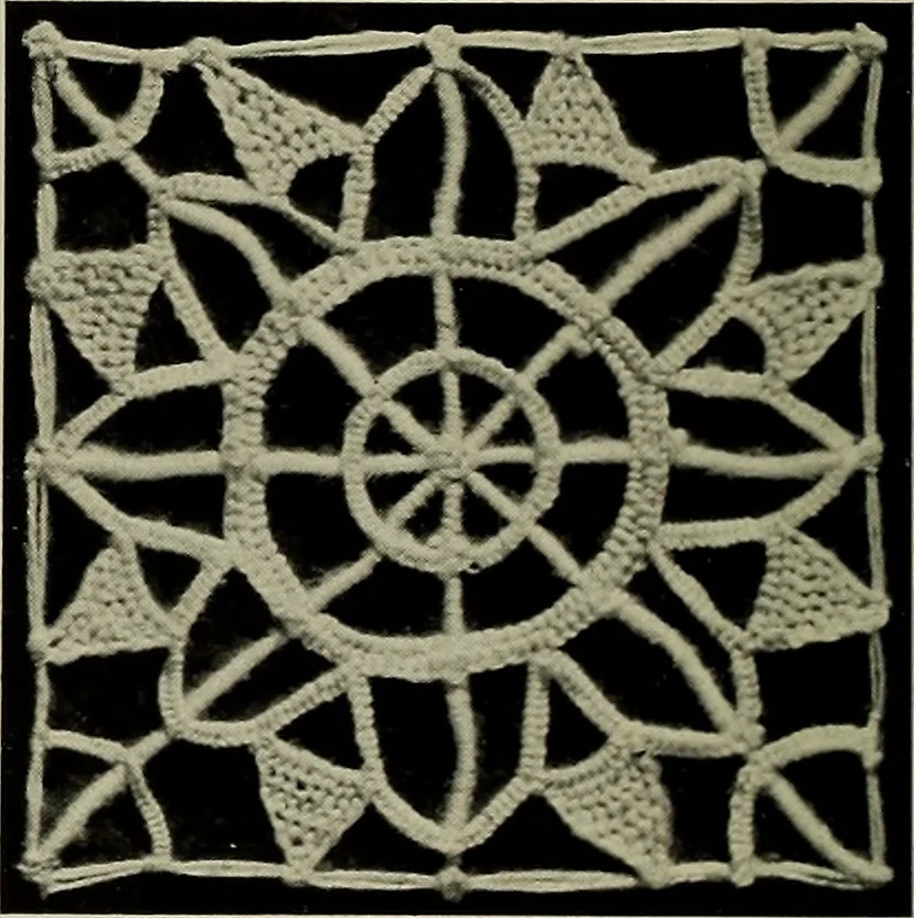 An illustration from Album de dentelle de Venise, 1900, leaf 19