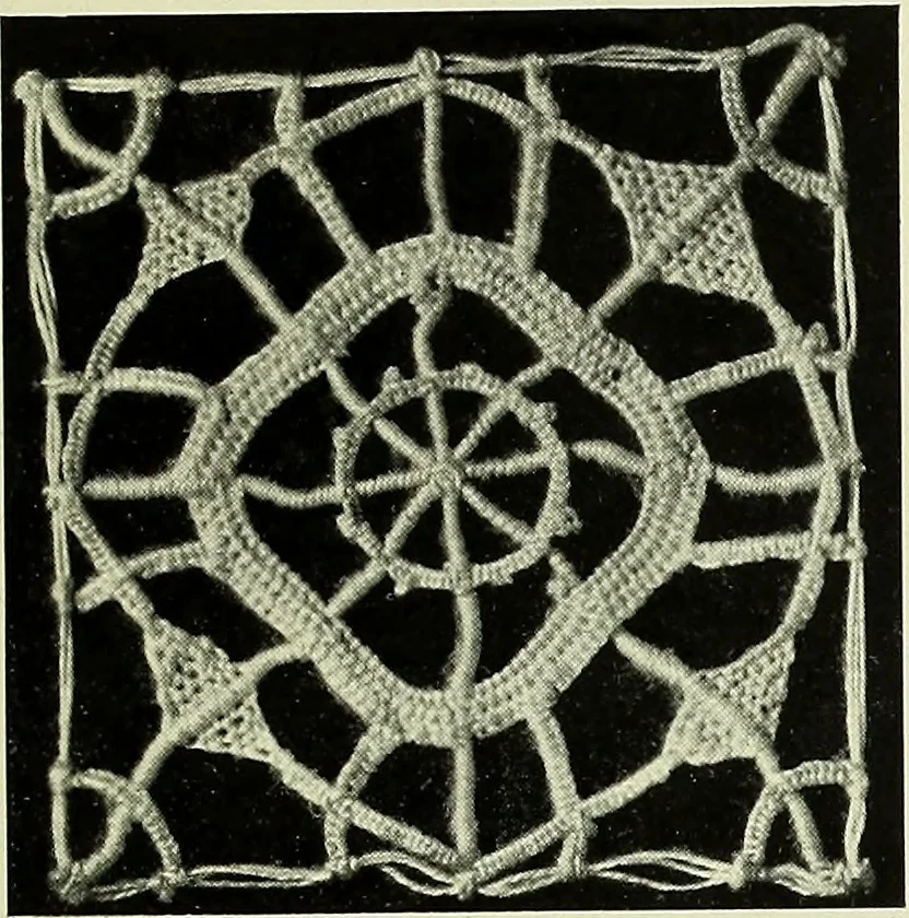An illustration from Album de dentelle de Venise, 1900, leaf 20