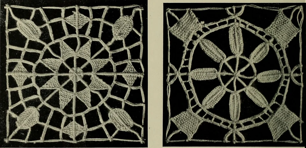 An illustration from Album de dentelle de Venise, 1900, leaf 21