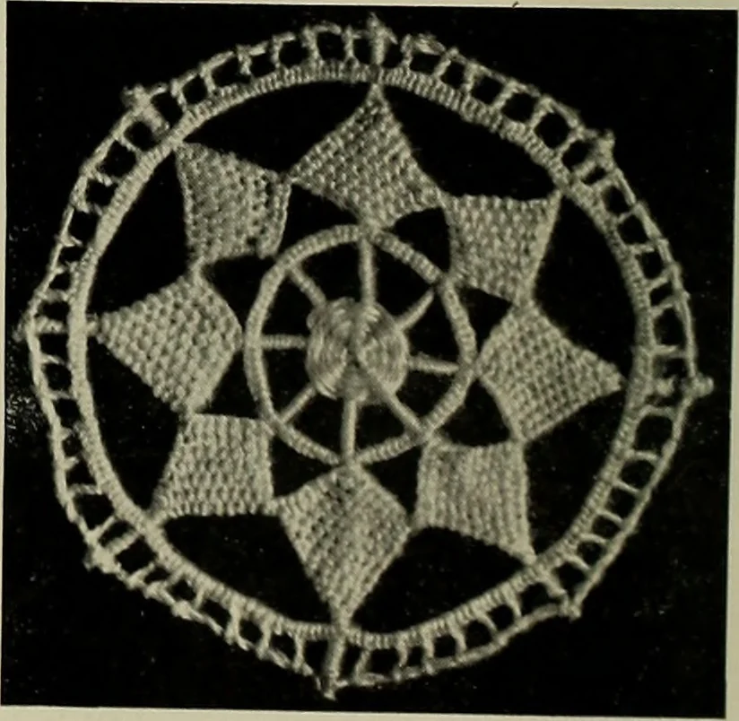 An illustration from Album de dentelle de Venise, 1900, leaf 21