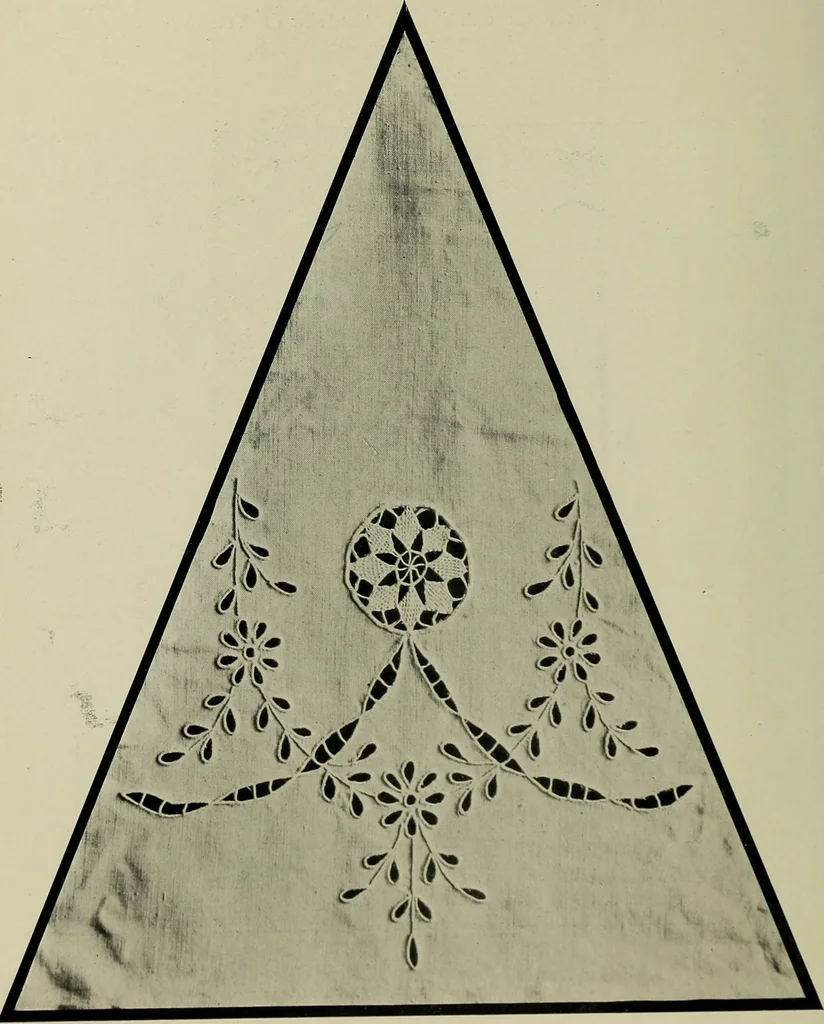 An illustration from Album de dentelle de Venise, 1900, leaf 53