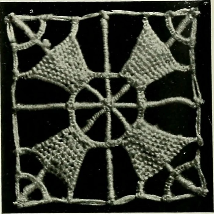 An illustration from Album de dentelle de Venise, 1900, leaf 13
