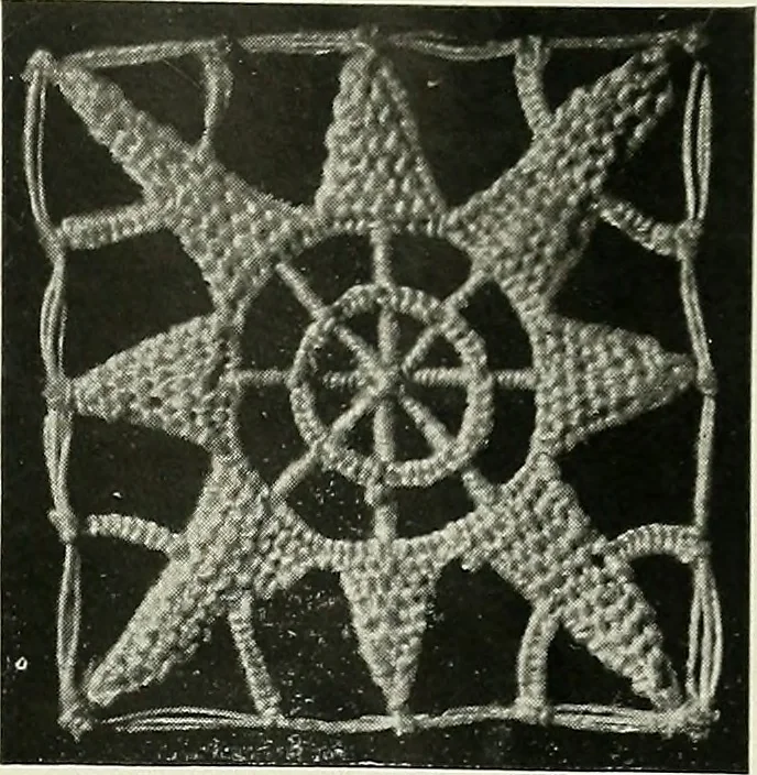 An illustration from Album de dentelle de Venise, 1900, leaf 14