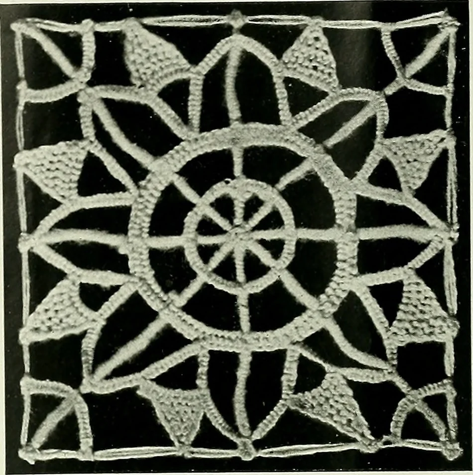 An illustration from Album de dentelle de Venise, 1900, leaf 15