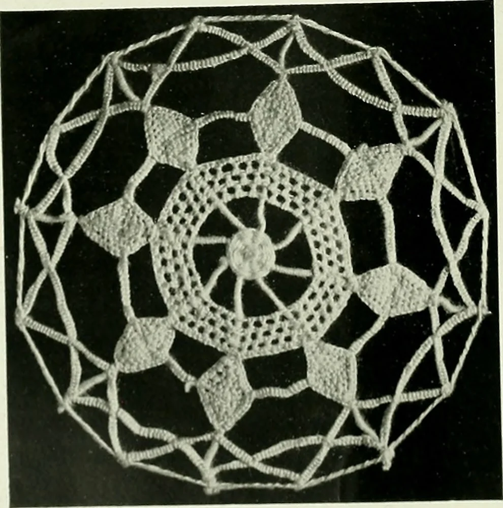 An illustration from Album de dentelle de Venise, 1900, leaf 15