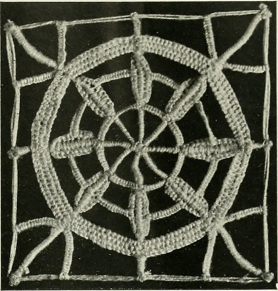 An illustration from Album de dentelle de Venise, 1900, leaf 16