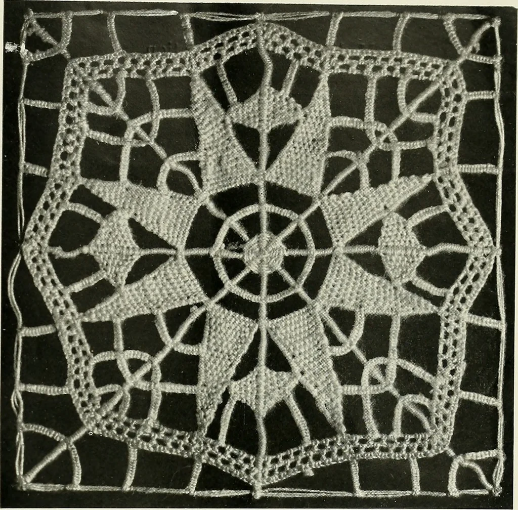 An illustration from Album de dentelle de Venise, 1900, leaf 22