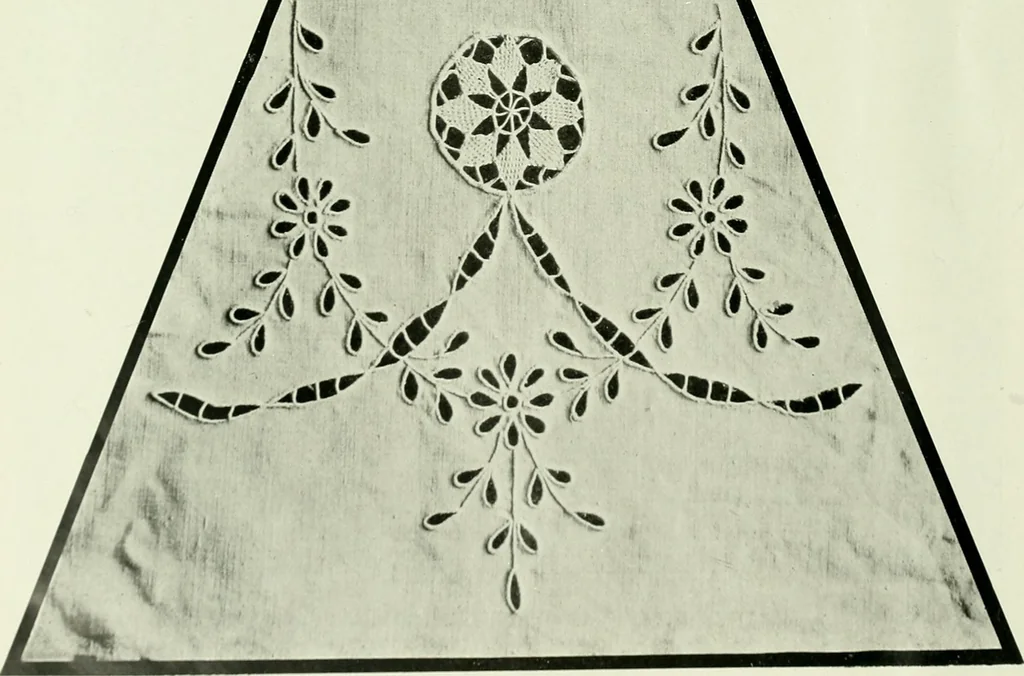 An illustration from Album de dentelle de Venise, 1900, leaf 49