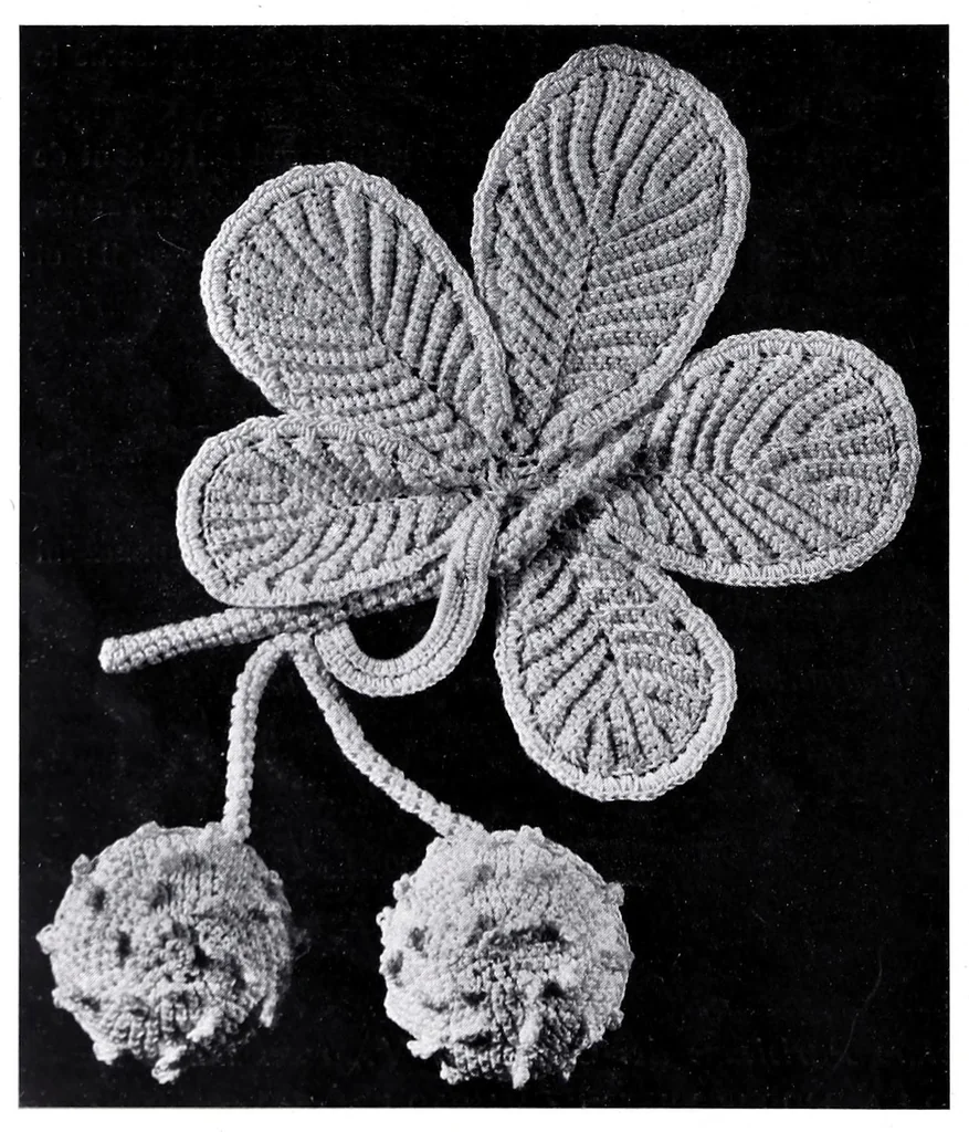 An illustration from [Album de dentelles], 1850, leaf 106