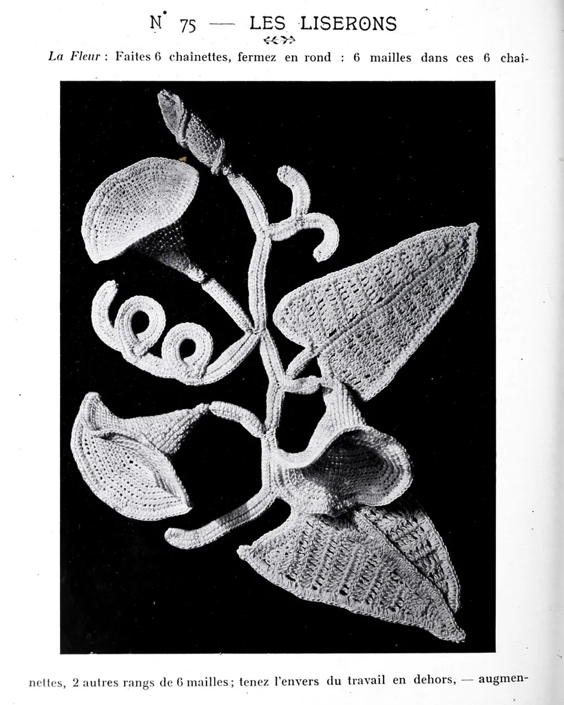 An illustration from [Album de dentelles], 1850, leaf 168