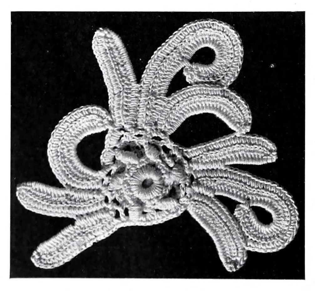 An illustration from [Album de dentelles], 1850, leaf 258