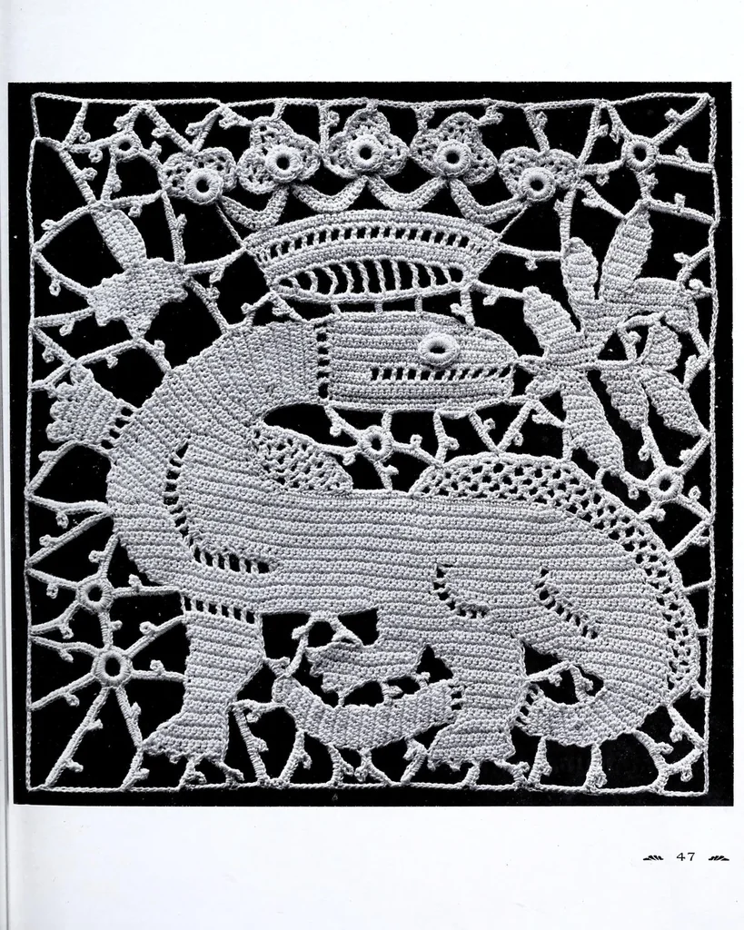 An illustration from [Album de dentelles], 1850, leaf 329