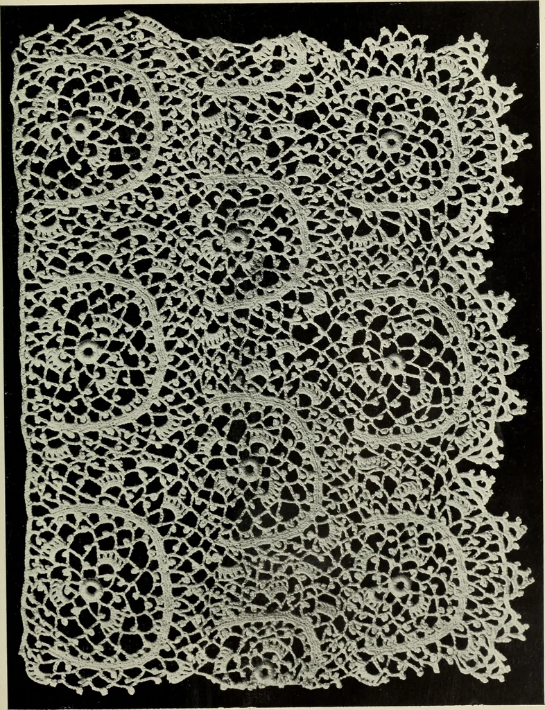 An illustration from Album de guipure d'Irlande, 1900, leaf 100