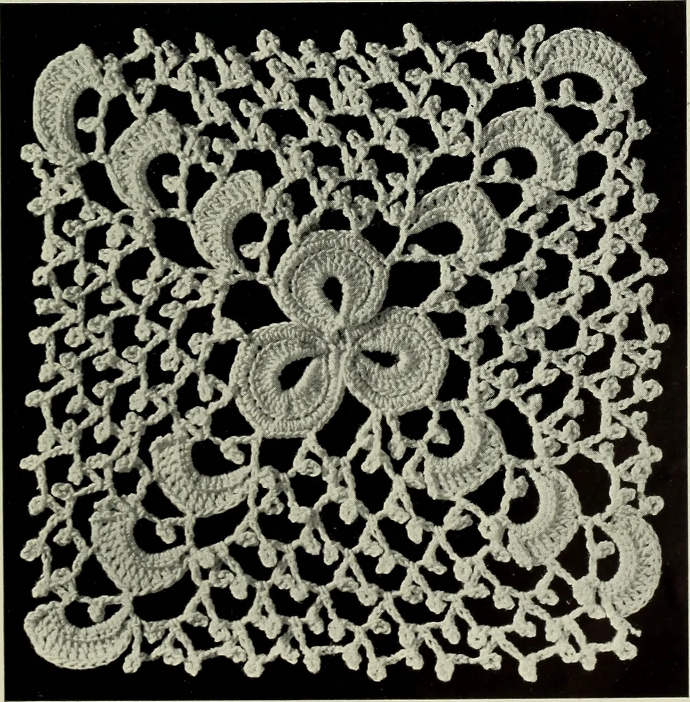 An illustration from Album de guipure d'Irlande, 1900, leaf 102