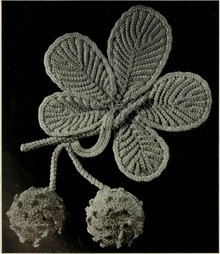 An illustration from Album de guipure d'Irlande, 1900, leaf 121