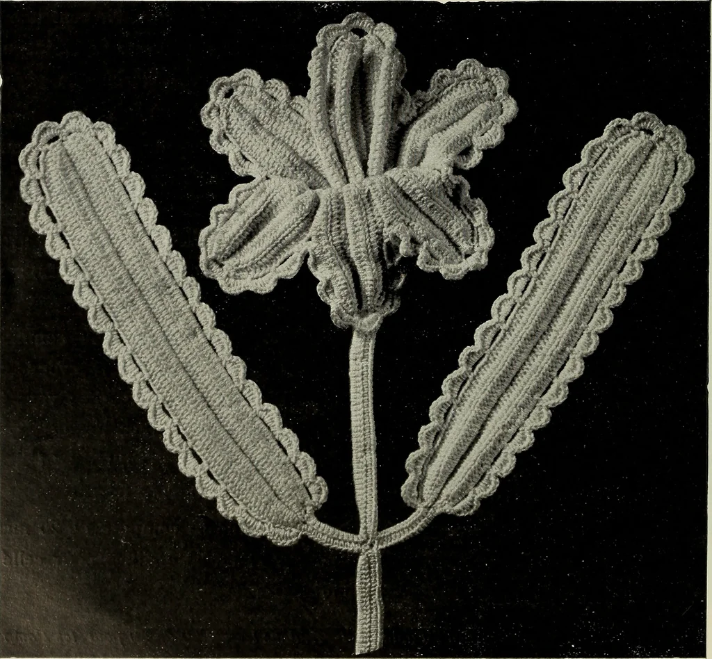 An illustration from Album de guipure d'Irlande, 1900, leaf 129