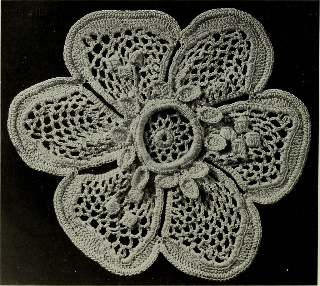 An illustration from Album de guipure d'Irlande, 1900, leaf 141
