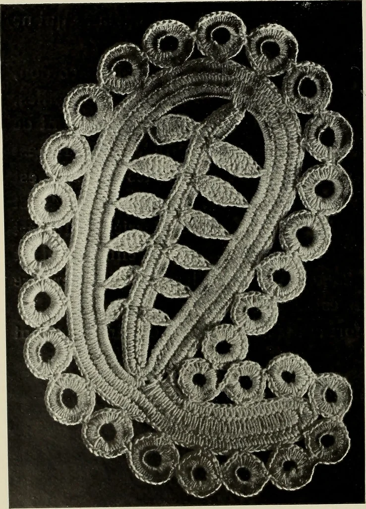 An illustration from Album de guipure d'Irlande, 1900, leaf 169