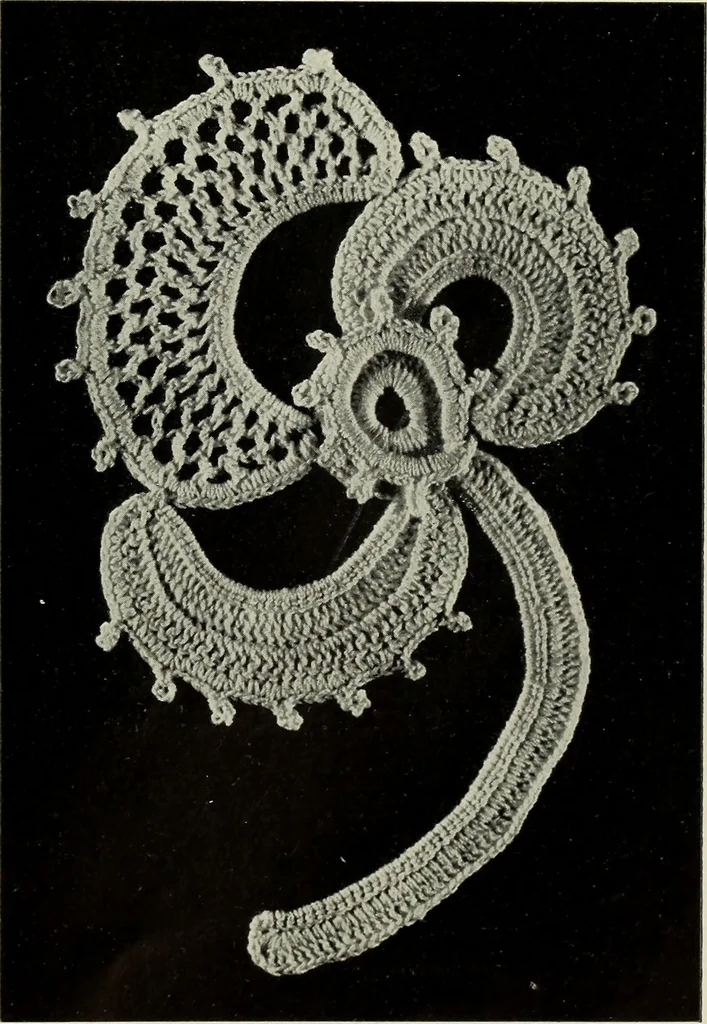 An illustration from Album de guipure d'Irlande, 1900, leaf 18
