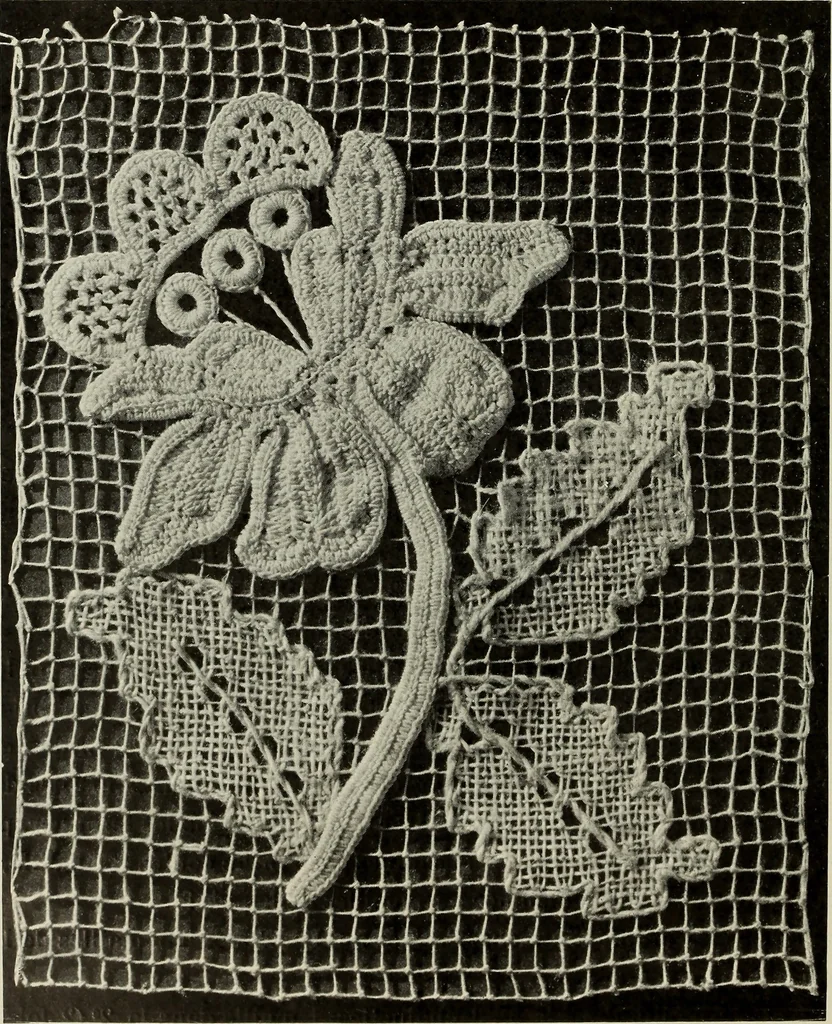 An illustration from Album de guipure d'Irlande, 1900, leaf 191
