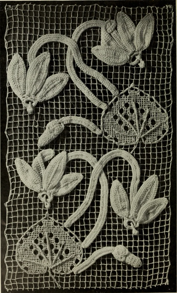An illustration from Album de guipure d'Irlande, 1900, leaf 193