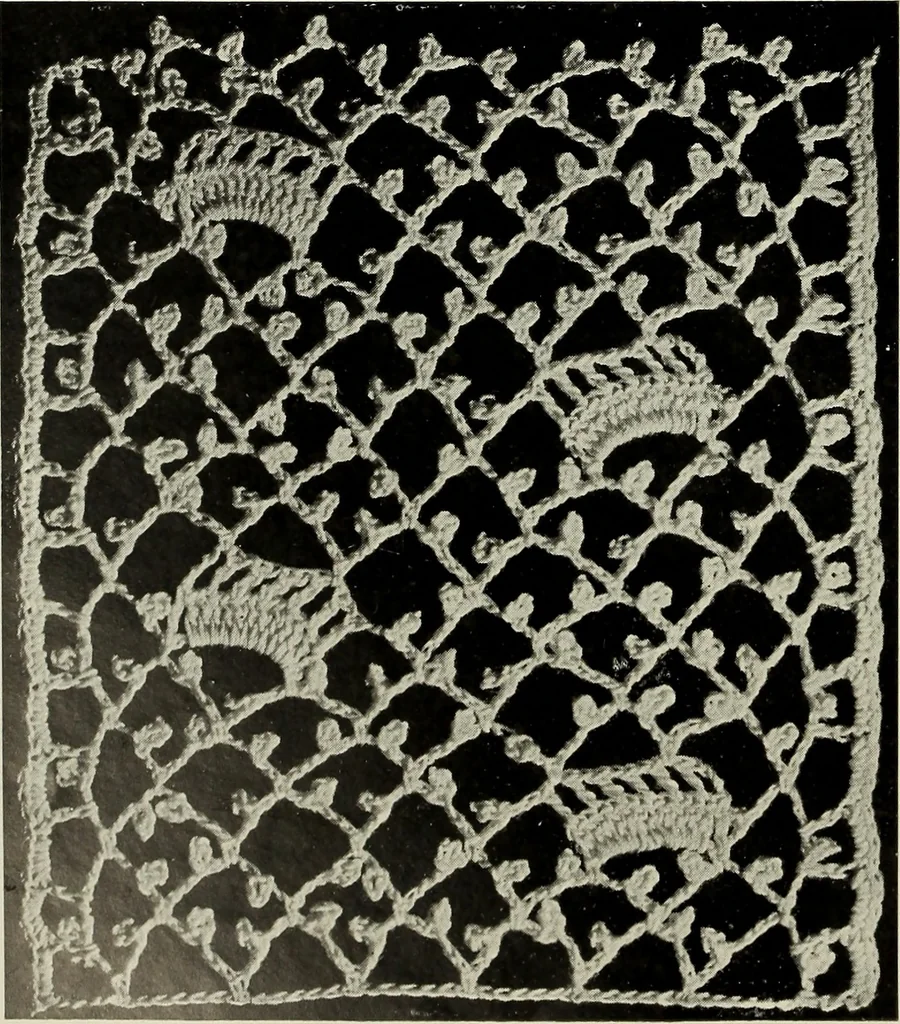 An illustration from Album de guipure d'Irlande, 1900, leaf 211