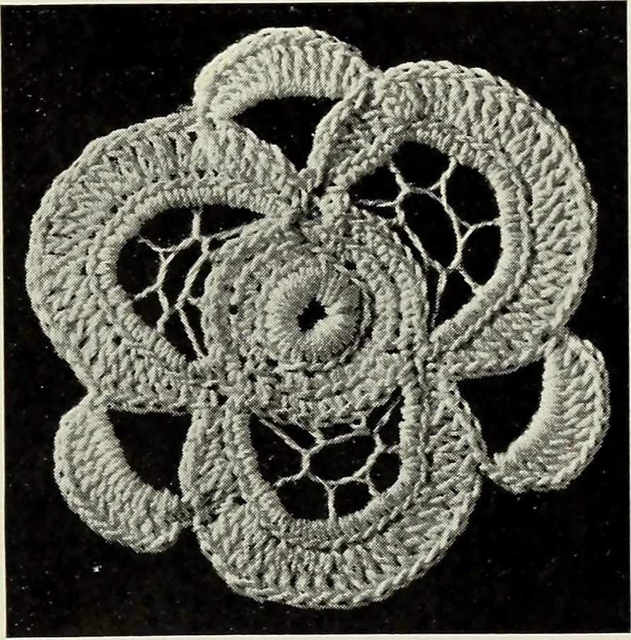 An illustration from Album de guipure d'Irlande, 1900, leaf 256