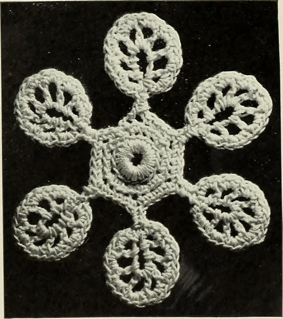 An illustration from Album de guipure d'Irlande, 1900, leaf 256