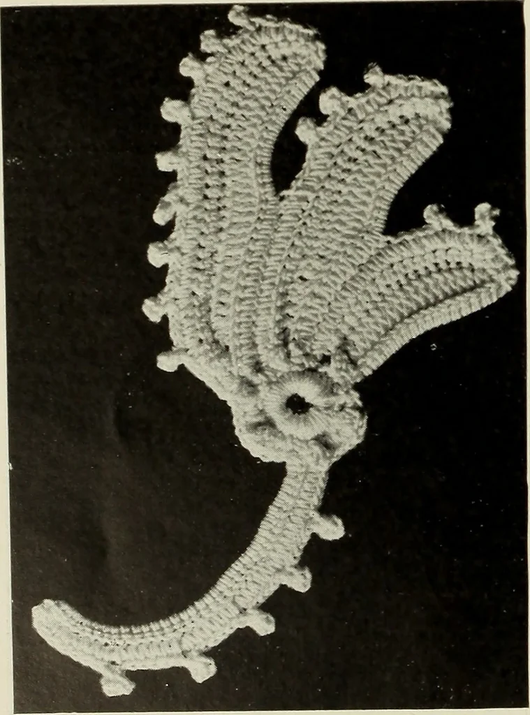 An illustration from Album de guipure d'Irlande, 1900, leaf 263