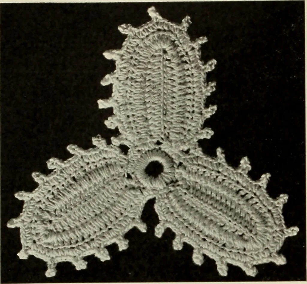 An illustration from Album de guipure d'Irlande, 1900, leaf 267