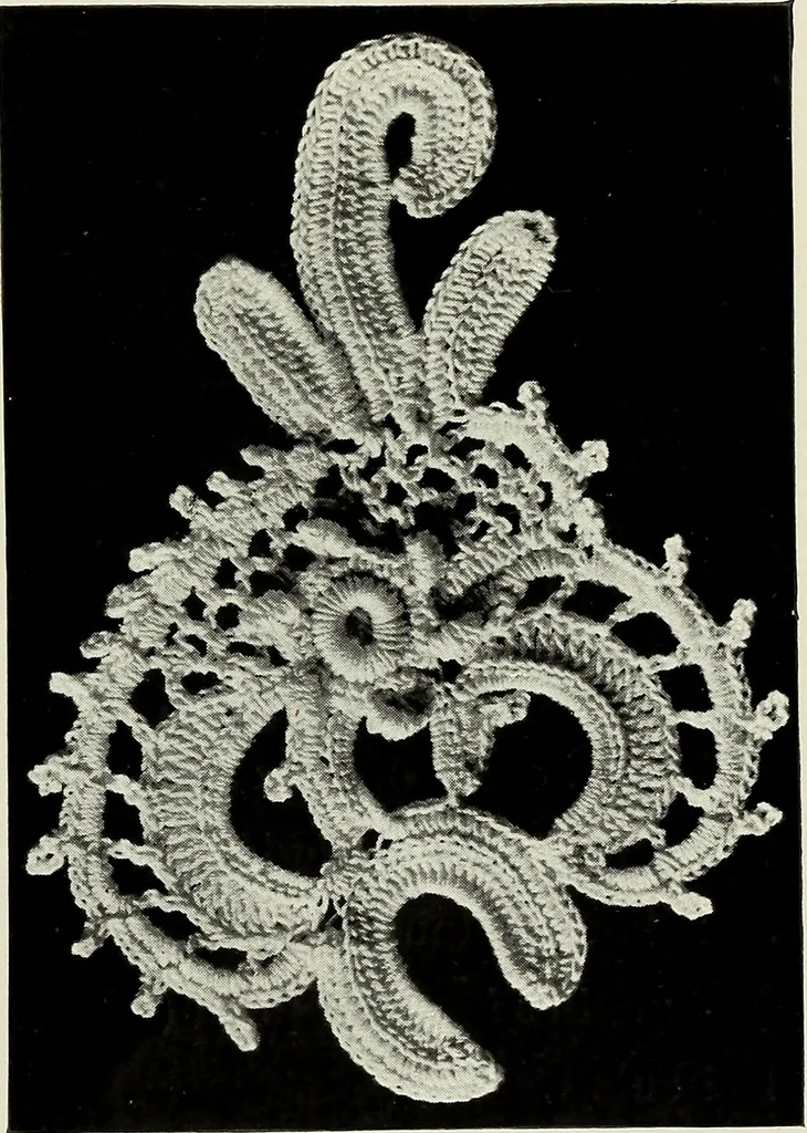 An illustration from Album de guipure d'Irlande, 1900, leaf 274