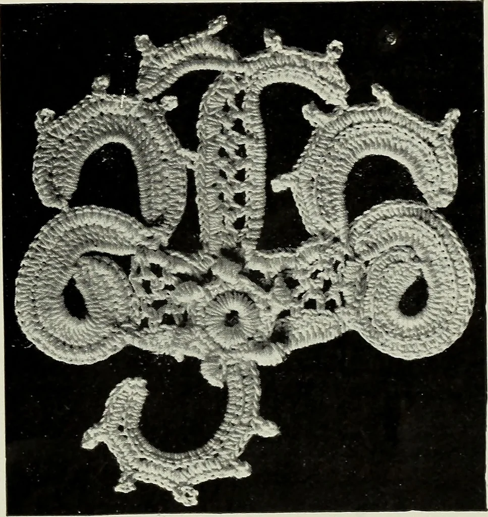 An illustration from Album de guipure d'Irlande, 1900, leaf 276