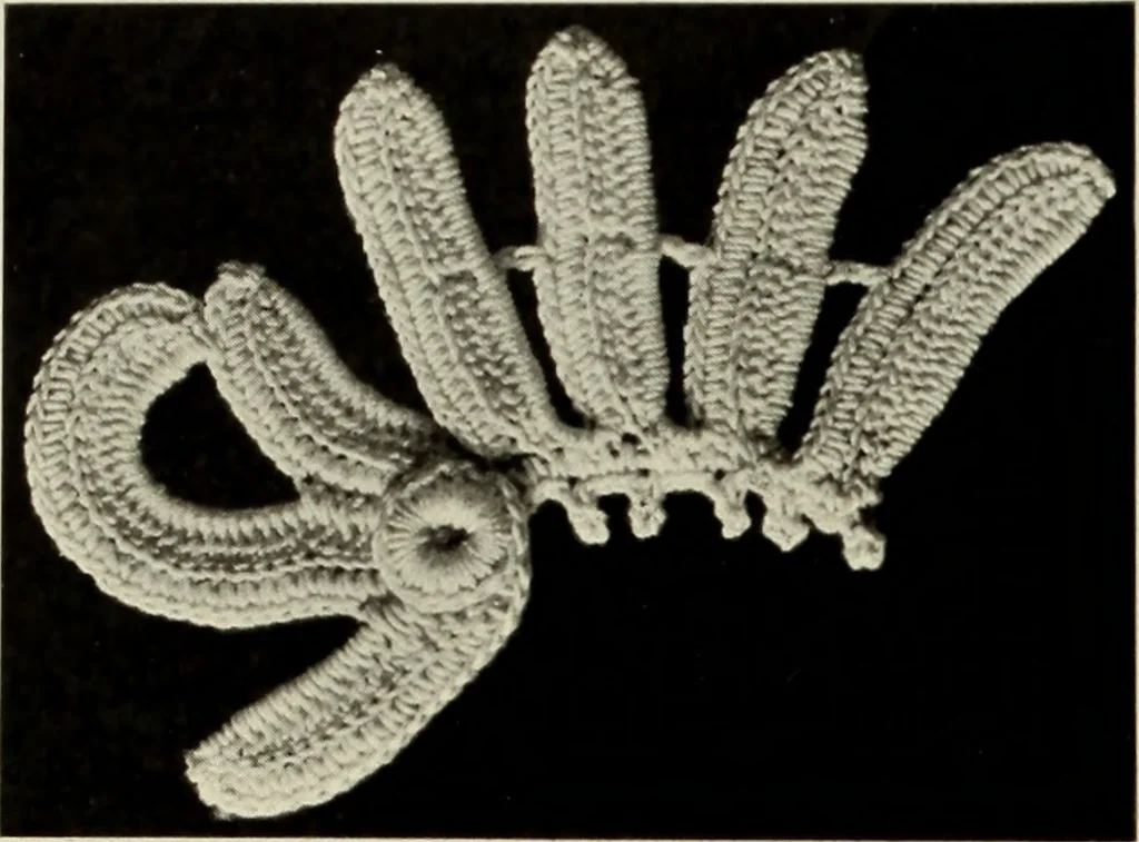An illustration from Album de guipure d'Irlande, 1900, leaf 279