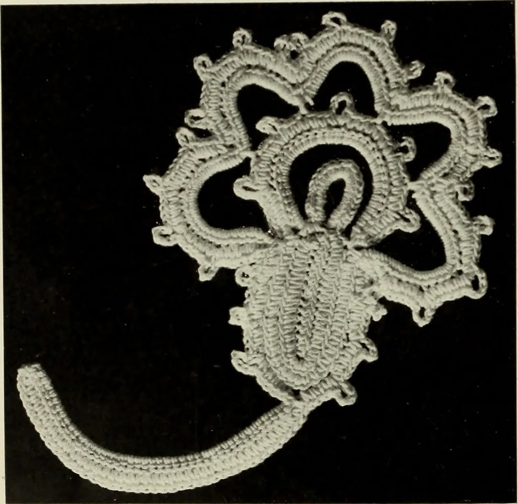 An illustration from Album de guipure d'Irlande, 1900, leaf 283