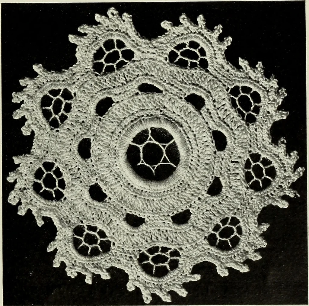 An illustration from Album de guipure d'Irlande, 1900, leaf 286