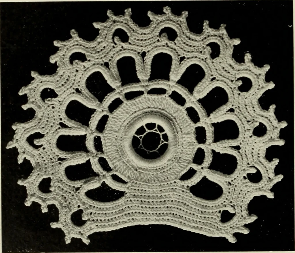 An illustration from Album de guipure d'Irlande, 1900, leaf 287