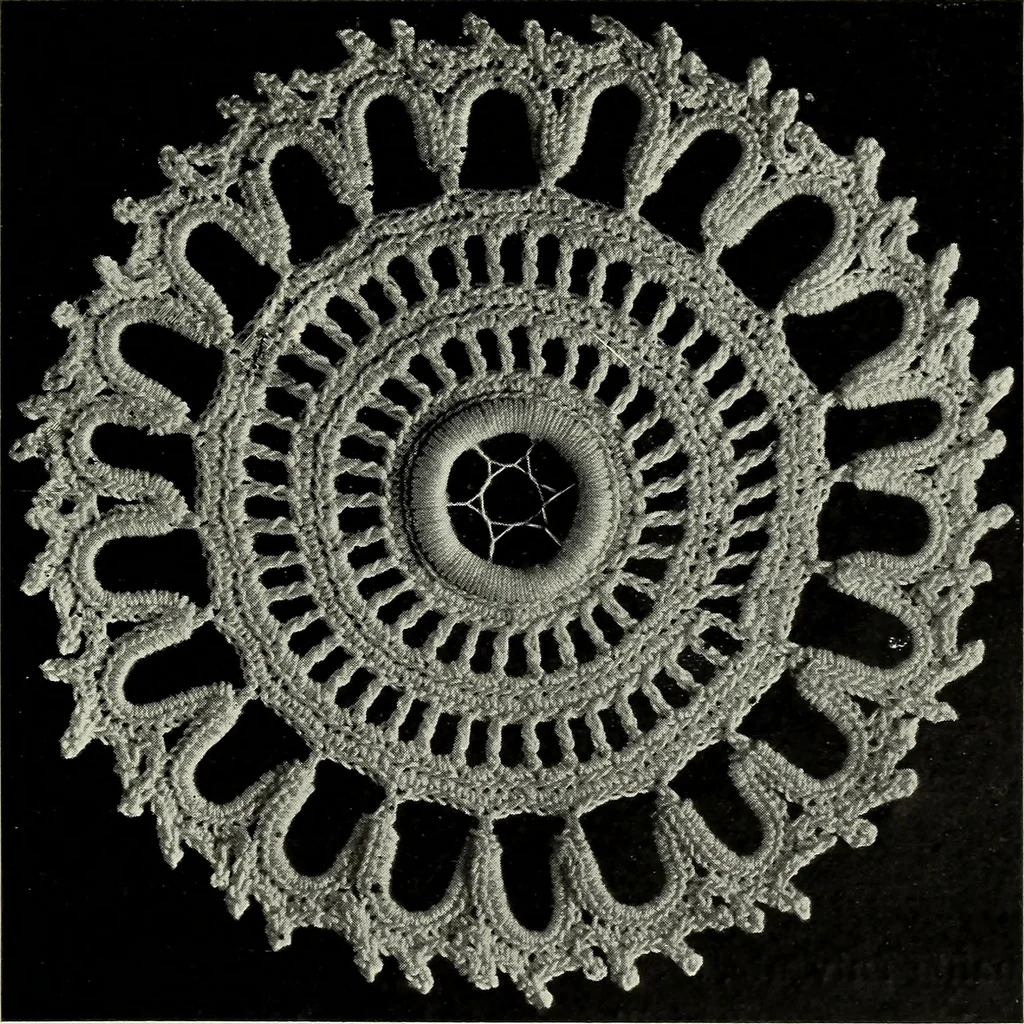 An illustration from Album de guipure d'Irlande, 1900, leaf 288