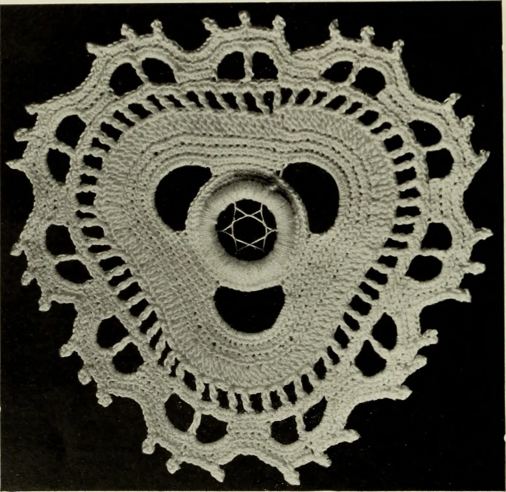An illustration from Album de guipure d'Irlande, 1900, leaf 289