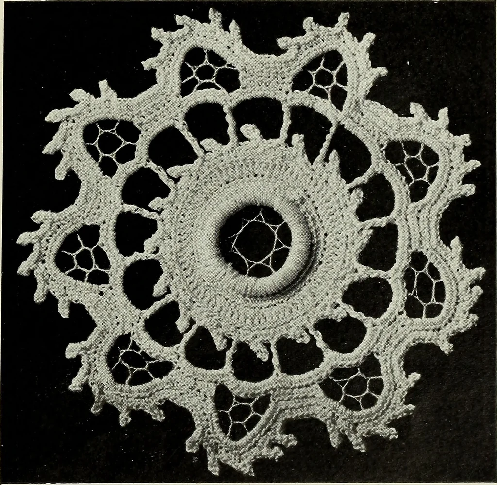 An illustration from Album de guipure d'Irlande, 1900, leaf 290