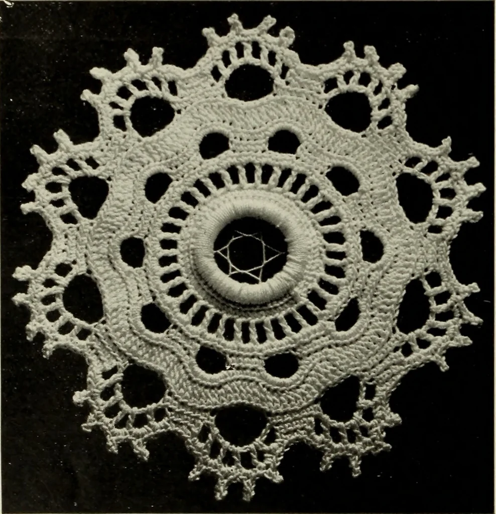 An illustration from Album de guipure d'Irlande, 1900, leaf 291