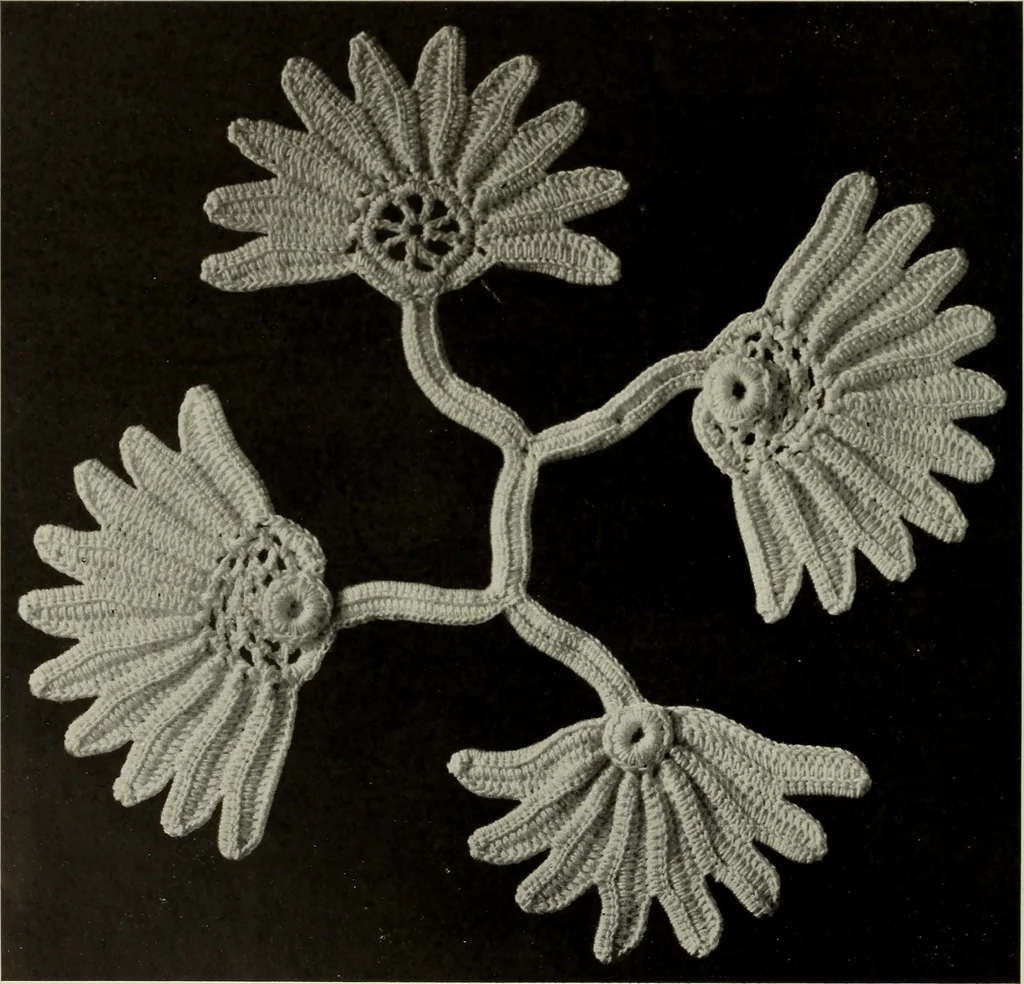An illustration from Album de guipure d'Irlande, 1900, leaf 295