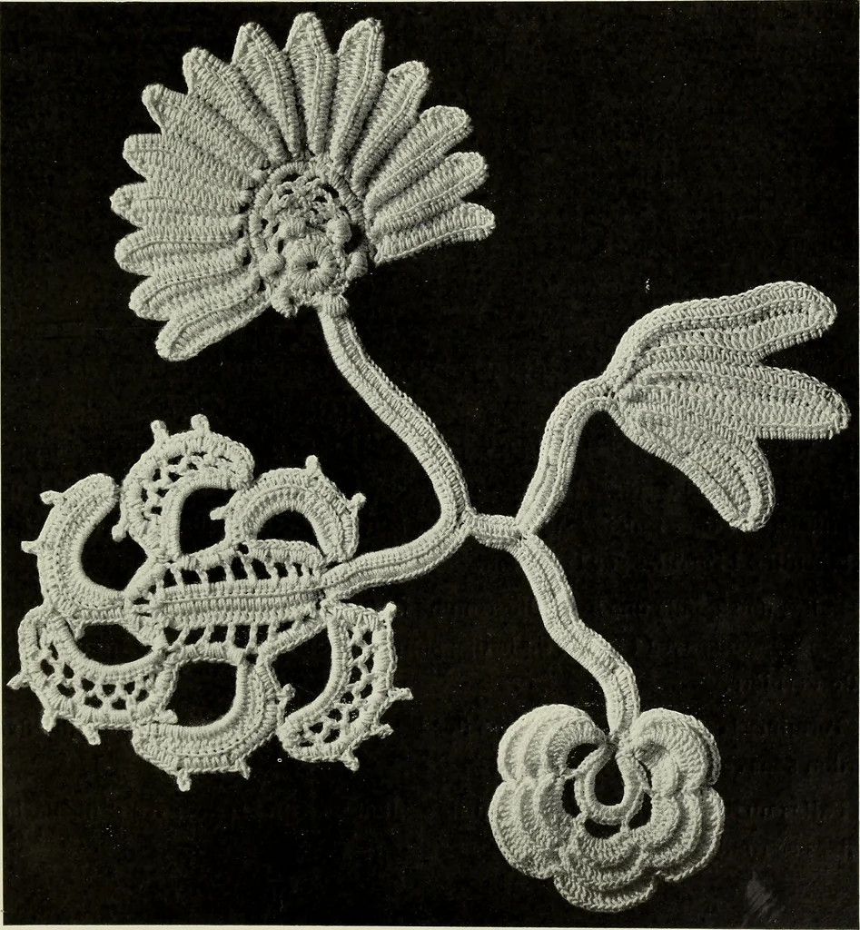 An illustration from Album de guipure d'Irlande, 1900, leaf 298