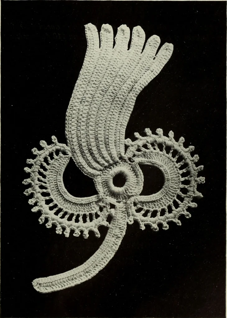 An illustration from Album de guipure d'Irlande, 1900, leaf 38