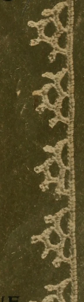 An illustration from Album de guipure d'Irlande, 1900, leaf 6
