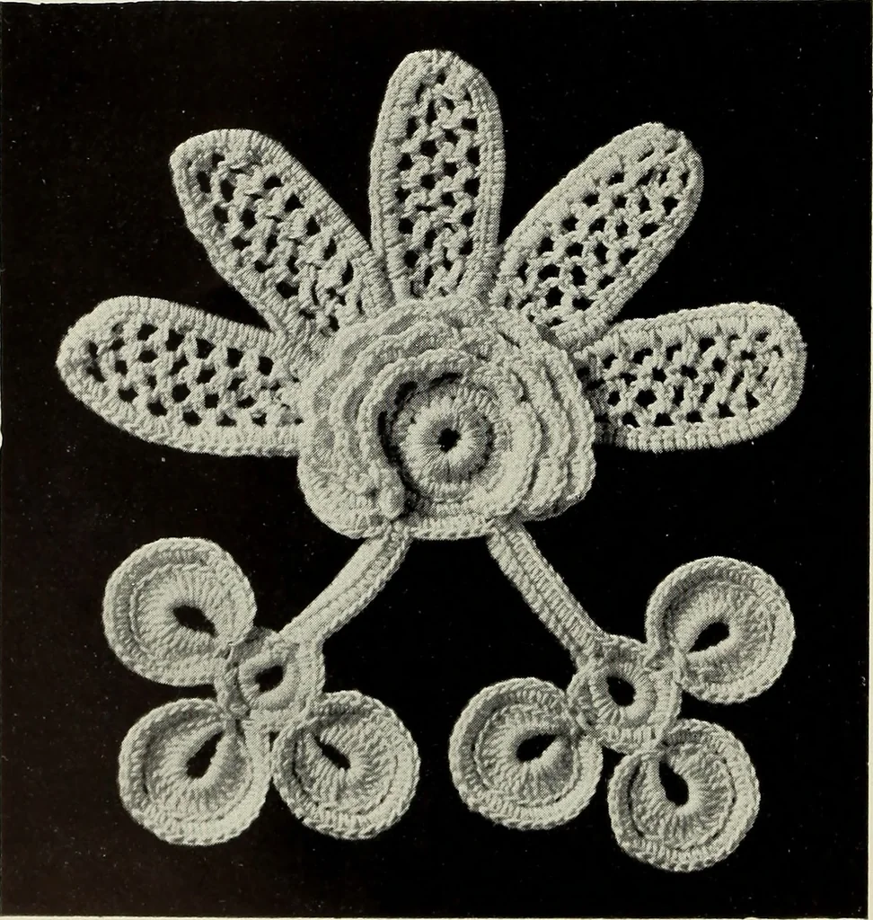 An illustration from Album de guipure d'Irlande, 1900, leaf 67