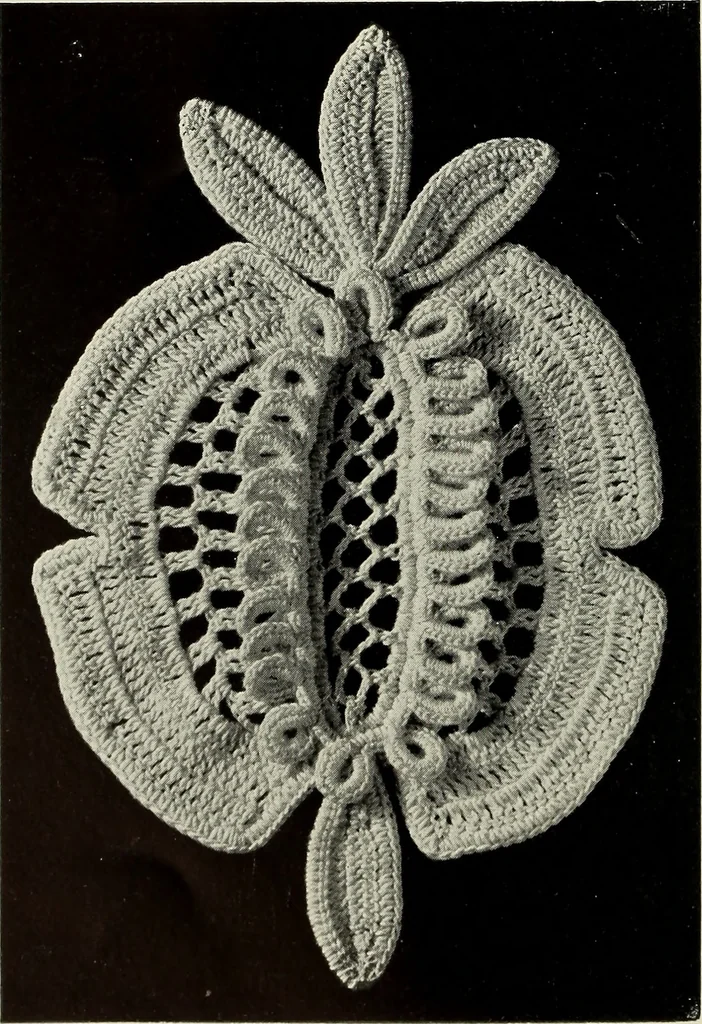 An illustration from Album de guipure d'Irlande, 1900, leaf 77