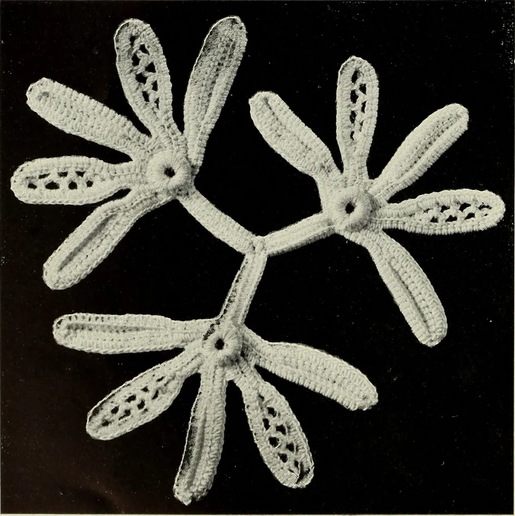 An illustration from Album de guipure d'Irlande, 1900, leaf 87