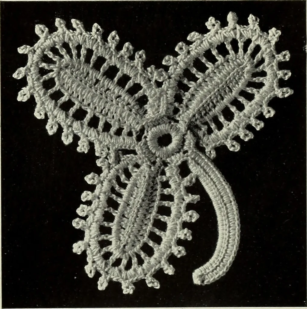 An illustration from Album de guipure d'Irlande, 1900, leaf 88